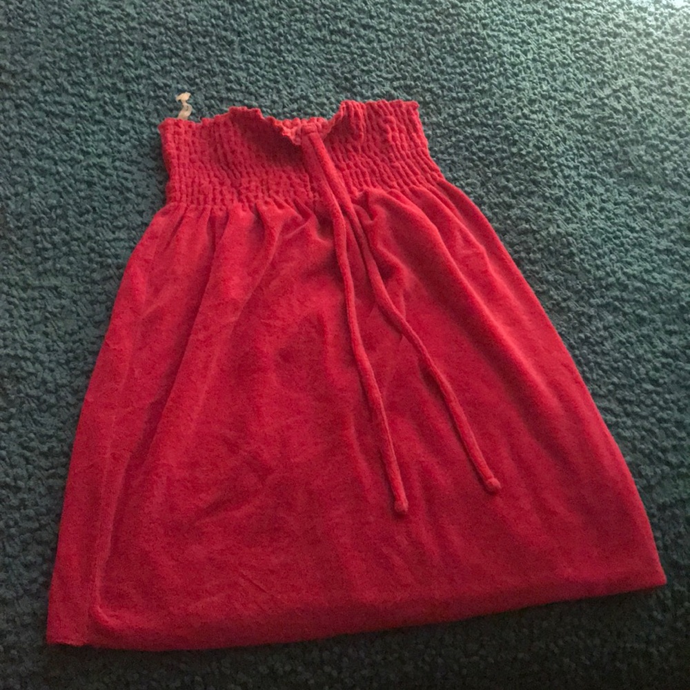 EUC girls cover up swim hot pink 7/8